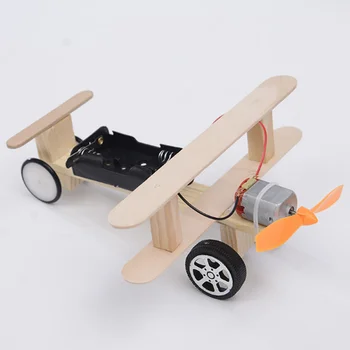 

Children's DIY Technology Small Production Electric Aircraft Invention Student Science Experiment Manual Material Toys for Kids