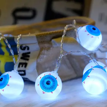 

Novelty LED String Eye light Fairy Garland String Lights Battery Operated Halloween Garden Home Lighting Decoration Halloween