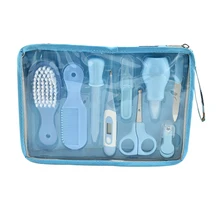 9 шт./компл. многофункциональный для новорожденных, для малышей и детей постарше для ногтей здравоохранения термометр Набор щеток для ухода здравоохранения аксессуары туалетные принадлежности набор