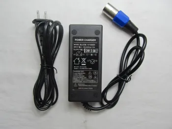 

48W 24V 2A Electric Scooter Battery Charger For XLR AC Adapter Bike New