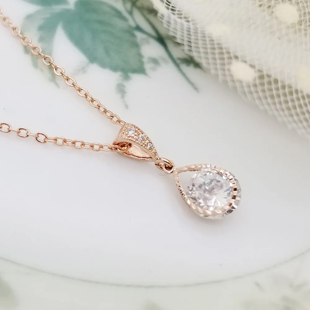 Valentines Day Gift Love Custom Gemstone Heart Lariat Y Style Necklace Bridal Wedding Jewelry Bridesmaids Otis B Maid of Honor