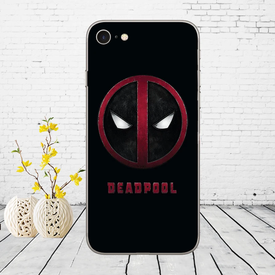 2 22DD Дедпул от Marvel Wade Winston Wilson Мягкий силиконовый чехол для iPhone 5 5S SE 6 6s 8 plus 7 7 Plus X XS SR MAX - Цвет: 2