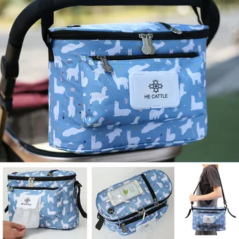 

Baby Stroller Bag Multi-function Baby Stroller Organizer Diaper Bottles Hanging Storage Bag Baby Buggy Summer Pouch Bottle Bag