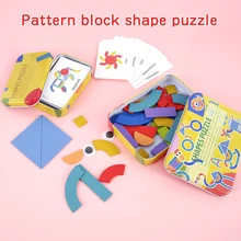 Formes géométriques chaudes 3D Puzzles Montessori jouets en bois pour enfants jeu bébé apprentissage jouet éducatif enfants Puzzle en bois