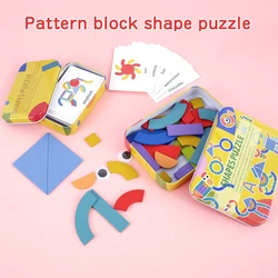 Formes géométriques chaudes 3D Puzzles Montessori jouets en bois pour enfants jeu bébé apprentissage jouet éducatif enfants Puzzle en bois 