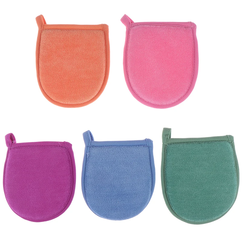 1PCS New Face Wash Towel Super Dry Towel Bamboo Charcoal Facial Cleansing Towel Puff