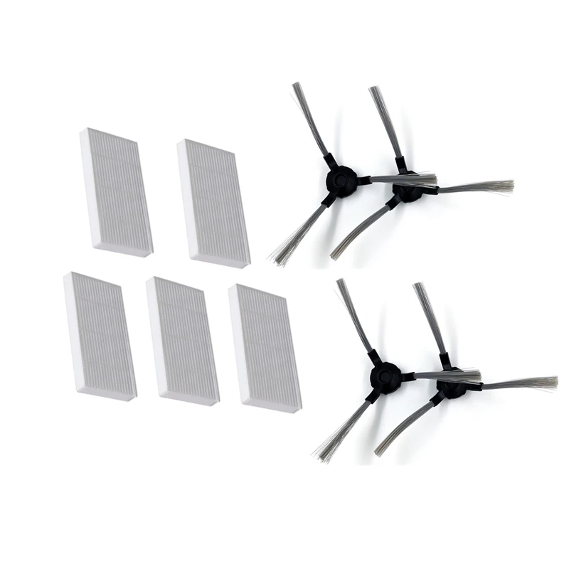 robô aspirador de pó hepa filtro escova lateral para vileda vr aspirador de pó robótico peças reposição acessórios substituição