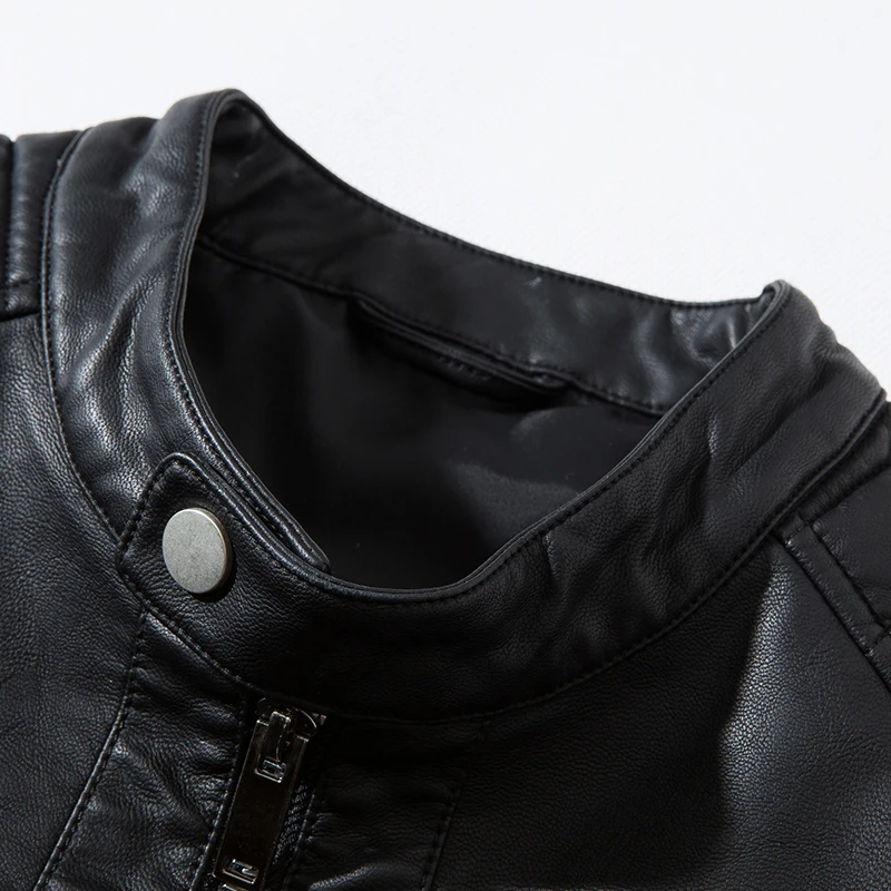 Low Price Leather Jacket Plus Size 5XL Motorcycle Autumn Black Blue Mens Coats Faux Leather Jackets Men Clothigng PU Jacket,ZA317