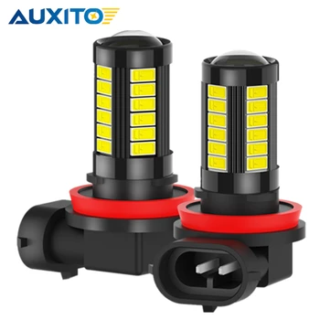 

2pcs Canbus LED Fog Lights 12v Bulbs For The Car H8 H11 H16JP 9006 HB4 Car Fog Lamp for VW Golf 4 5 6 7 GTI Passat B5 B6 B7 CC