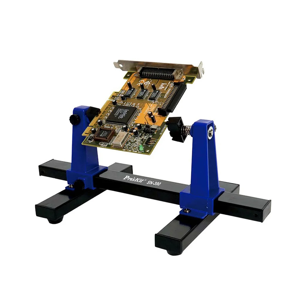 Abrazadera de soldadura Регулируемая SN 390 PCB soporte rotación 360 grados placa circuito impreso Jig para reparación de|Наборы