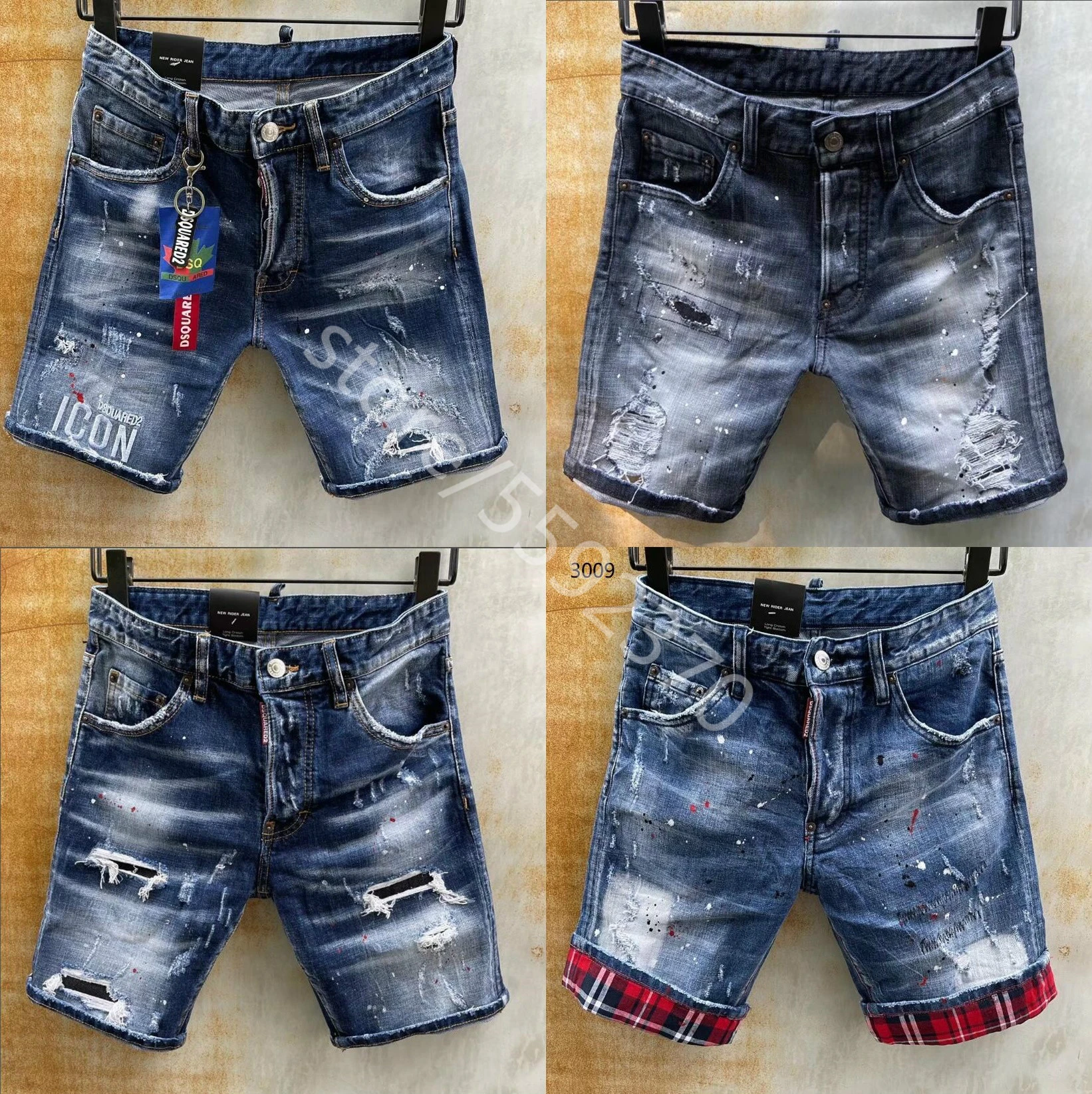 Summer dsquared2 Novelty Men Elastic Short Jeans Fashion Casual Slim Fit  High Quality Elastic Cowboy Male Shorts Brand Clothing|Jeans| - AliExpress