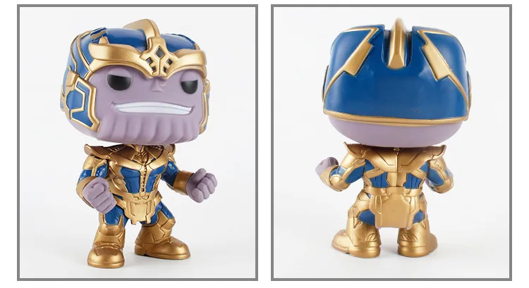 Funko pop Marvel Мстители Стэн ли Железный человек Тор танос Коллекция Модель ПВХ фигурка дети игрушки для детей, подарки