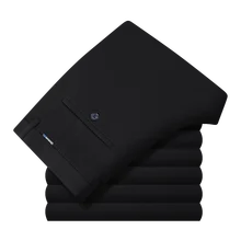 Зимние брюки обновления утолщенные высокие эластичные трикотажные модные брюки мужские повседневные брюки размера плюс прямые мужские брюки комбинезоны