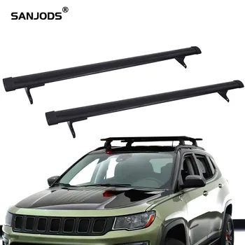 

SANJODS Car Roof Rack Replacement for For Jeep Compass 2012-2017 Pair OE Roof Rack Top Rail Aluminum Cross Bar