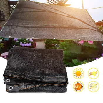 

Black Sunshade Net Anti-UV 90% Shading Rate Outdoor Garden Sunscreen Sunblock Shade Cloth Net Plant Greenhouse Car Cover