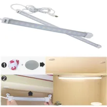 5 в светодиодный Шкаф светильник 18 см/35 см USB питание шкаф настенный светильник аварийный светильник ing Ночной светильник+ подарочный переключатель