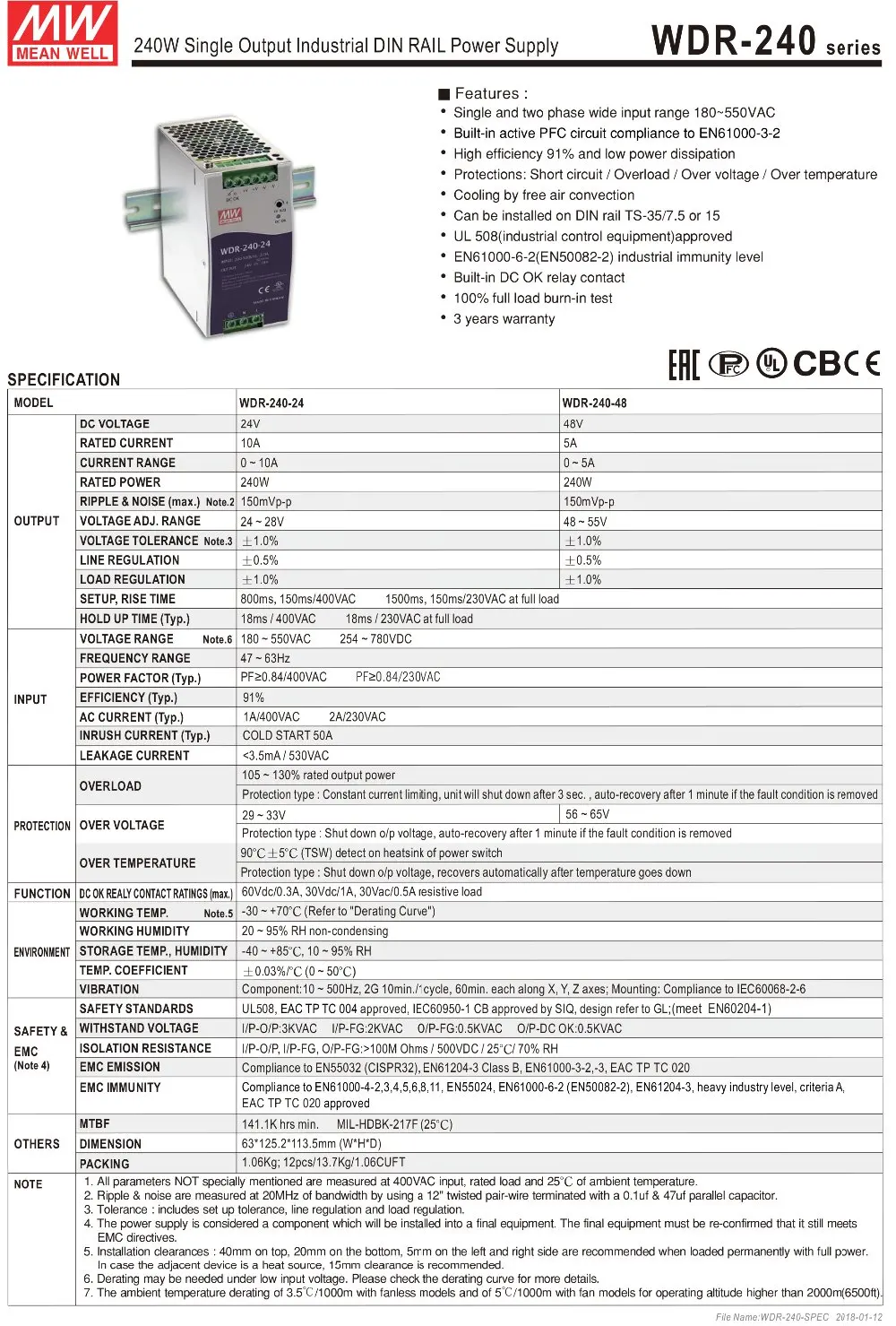 WDR-240-SPEC-1
