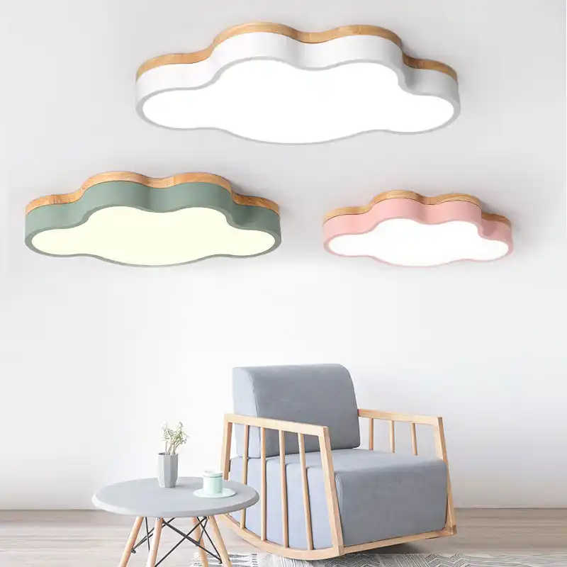 Lustre Led Para Quarto Sala De Estar Quarto Criancas Luminaria De Nuvem Luzes De Teto Aliexpress