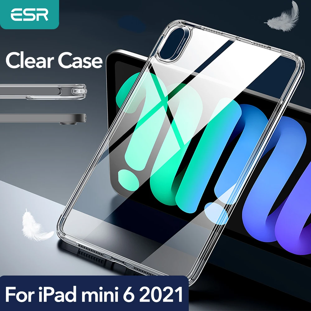 ESR for iPad mini 6 Case Clear Hard Back Bumper Crystal Transparent Back Cover for iPad mini 6th Gen 2021 Protective Case Shell