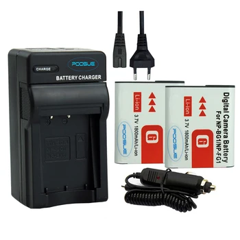 

2PCS NP-BG1 NP BG1 Camera Battery + EU/US Charger +car adapter for SONY HX10 W30 DSC-W210 W100 W110 W120 H10 0036 np-bg1