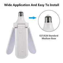 Супер яркий AC 85-265 в 60 Вт 80 Вт E27 светодиодный вентилятор, светильник для гаража, промышленный светильник ing Led High Bay, промышленная лампа для мастерской, офиса