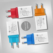 Универсальное USB зарядное устройство QC3.0 5 В/3.5A быстрое зарядное устройство портативное настенное зарядное устройство адаптер EU US разъем для Android IOS смартфон