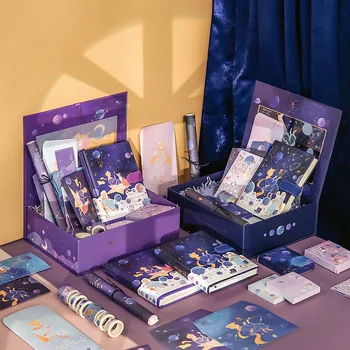 

2021 Limited Edition My Prince Friend Diary Stationery Gift Box Set DIY Notebook+Sticker+Washi Tape+Letter Paper+Card Set