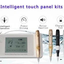 Интеллектуальный сенсорный Перманентный макияж устройство и цифровой картридж машина комплект с тату пистолет панель управления для бровей и губ