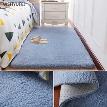 Прямой дом спальня прикроватный ковер гостиная журнальный столик диван одеяло комната полный магазин милый длинный бархат ins принцесса мат «татами»