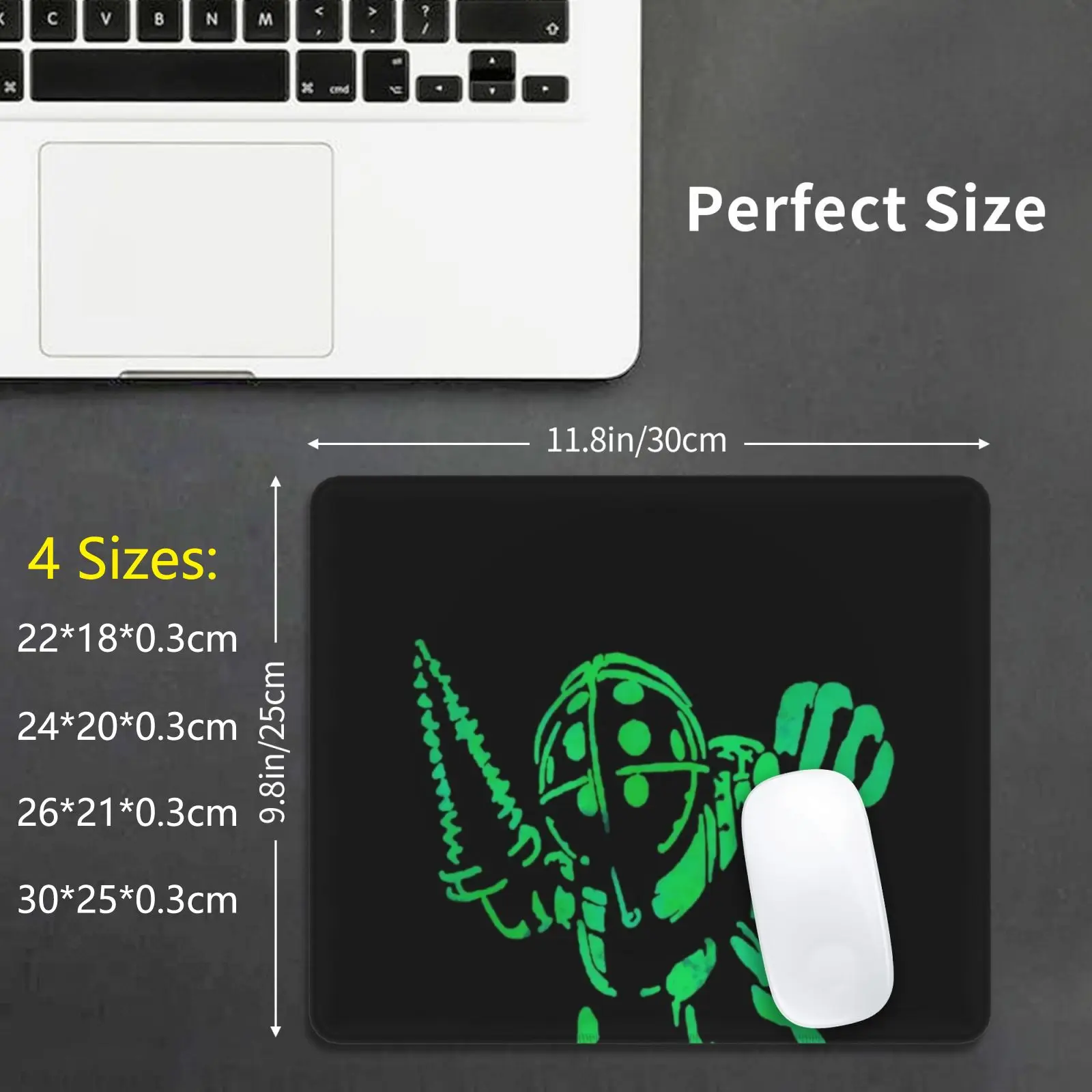 Bioshock-Big Daddy-Acquerello Splatter Art Mouse Pad Stampa Fai Da Te Cuscino Bioshock Rapture Big Daddy Infinite