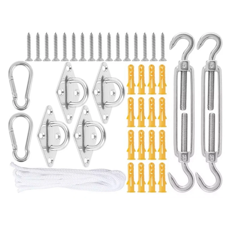 Sun Shade Fixing Kit Sun Shade Sail Accessories Fixing Fittings Kit Garden Canopy Awning
