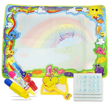 

120*90cm Magic Water Drawing Doodle Mat with Magic Pen Painting Coloring Drawing Board Early Educational Toy for Kids Children