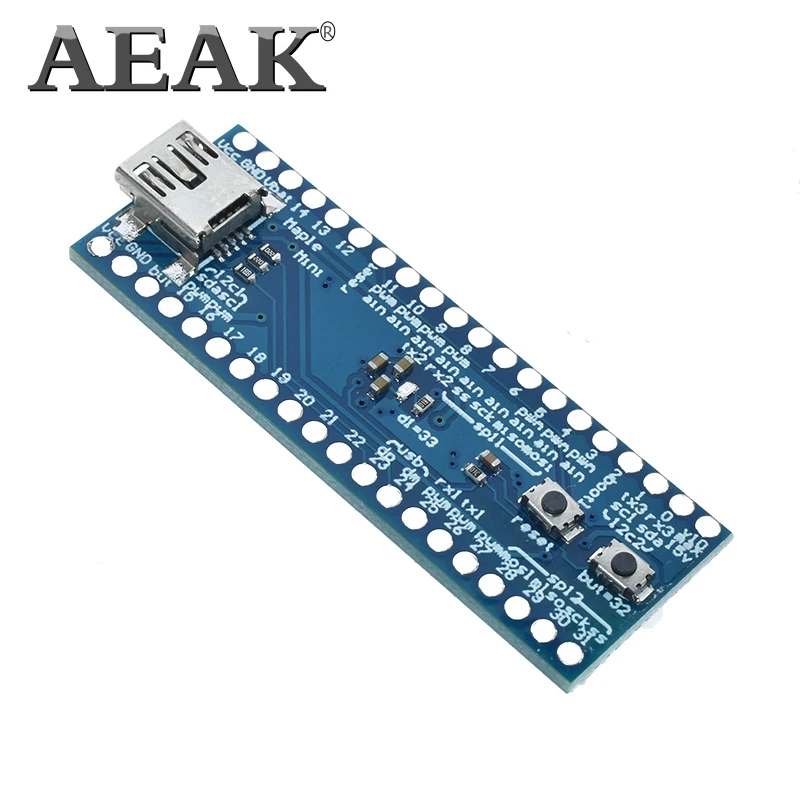 Плата разработки минимальной системы AEAK STM32F103CBT6 Maple Mini ARM STM32 3 В USB цифровой IO PWM pin