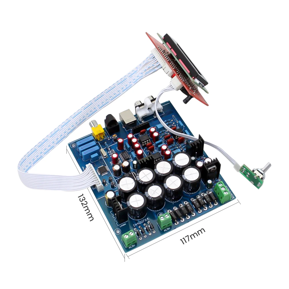 AIYIMA PCM1794 AK4118 DAC Decoder Audio Board Soft Control DAC Decoding Coaxial Optical Input 192KHZ Home Theater Sound System