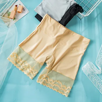 

2020 Women Safety Shorts Pants Seamless Underwear Nylon High Waist Panties Seamless Pants Anti Emptied Slimming Underpants