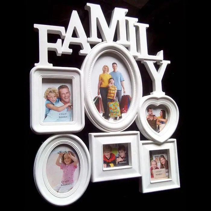 Photo Frame Wall Hanging Wedding Family White Combination Home Decoration