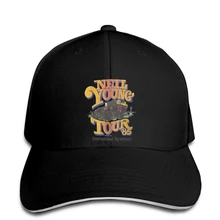 Бейсбольная кепка Новинка Vtg 1985 NEIL YOUNG TOUR рок-музыка Репринт бейсболки