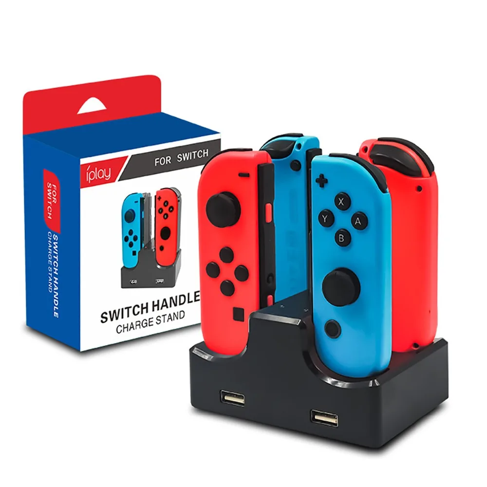 iBen USB Game Controller Charging Dock Station Joypad Game Pad Joystick 4 in 1 Charger Stand Holder For Nintendo Switch (11)
