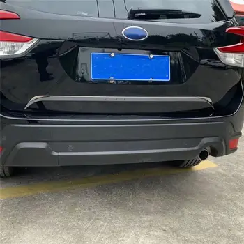 

WELKINRY car auto cover for Subaru Forester SK 2019 2020 stainless steel rear tail box gate back door trunk boot lower trim