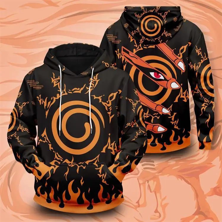 Аниме Naru Толстовка Хокаге Uzumaki NARUTO для костюмированной вечеринки по японскому