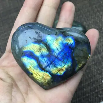 

Labradorite heart natural stones and minerals quartz crystals good luck spiritual healing home decor modern