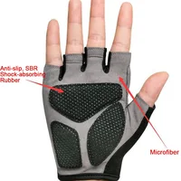 Intelligent GEL Cycling Gloves Bicycle LED Turn Signal Half Finger Sport Gloves Non-slip Riding Outdoor Bike Gloves MTB 2