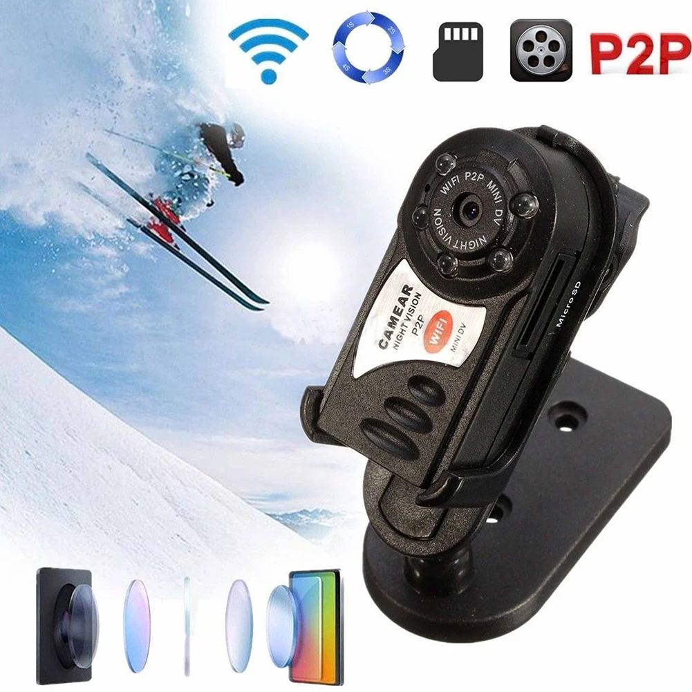 P2P HD мини Wifi DVR IP камера видеокамера ночного видения DV Скрытая Мини DIY