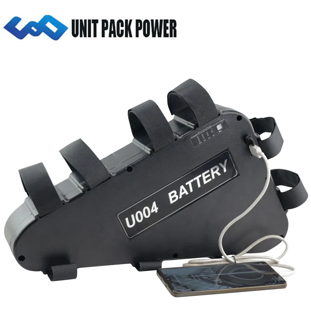 52 volt Ebike Battery 20Ah 48V 18Ah 15Ah 12.5Ah Triangle Battery+Charger for 1800W 1500W 1200W 1000W 750W Motor Kits | Спорт и