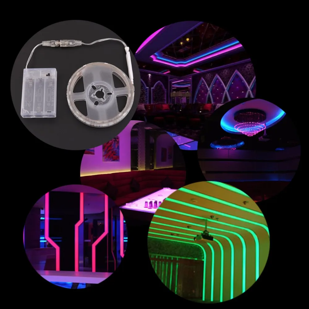 4,5 V Батарея работает 50/100/150/200 см RGB светодиодный белый свет прокладки Водонепроницаемый Ремесло Хобби свет с Батарея коробка