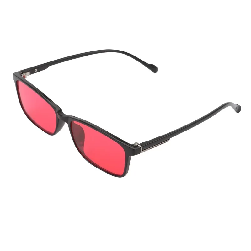 Цветные очки для коррекции слепоты, для женщин и мужчин, цветные очки для слабых ощущений, цветные солнцезащитные очки для слепых очков - Цвет линз: Full frame