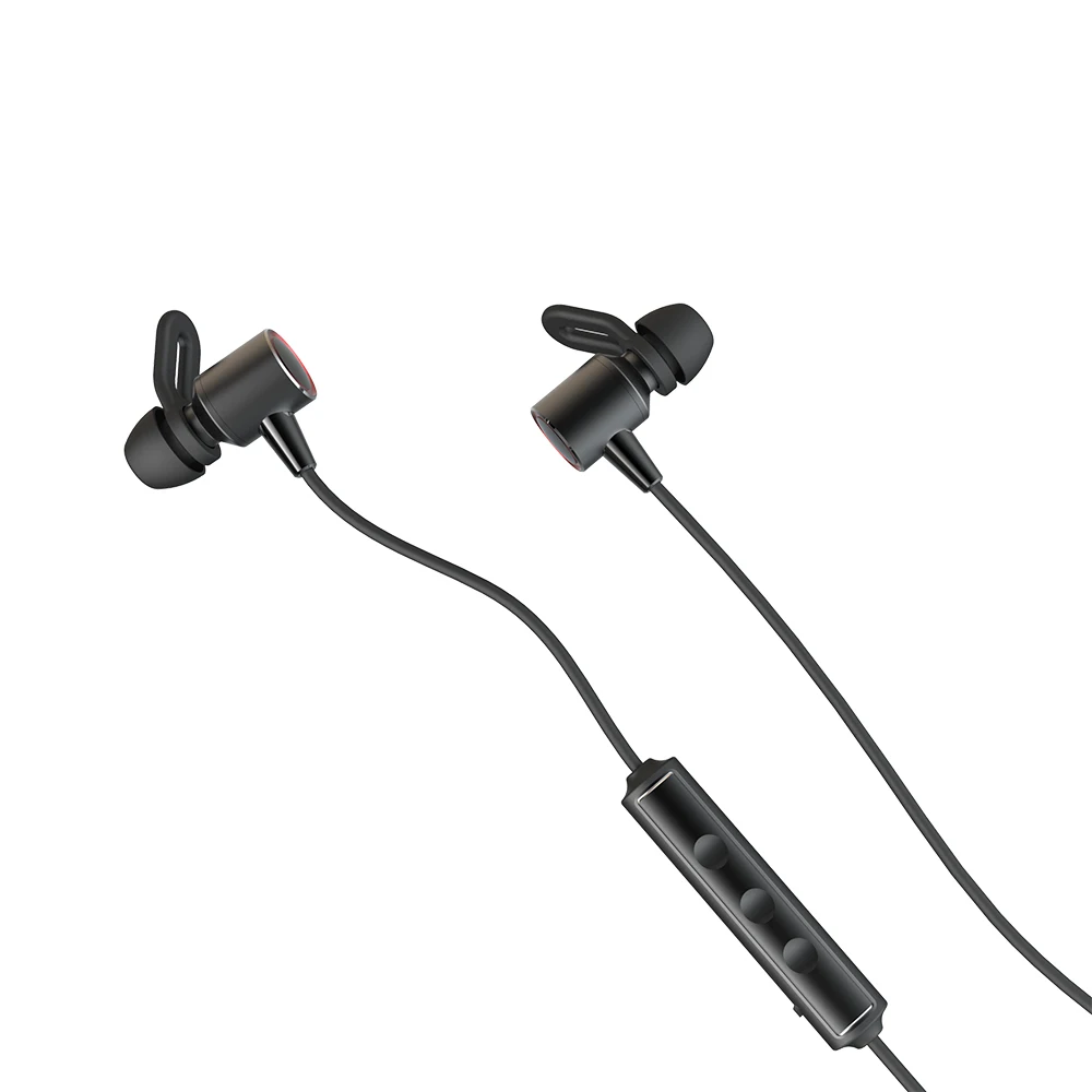 S60 Sport BT Earphone Running Sweatproof Headset Stereo Sound Wire Control Lodestone Earphone