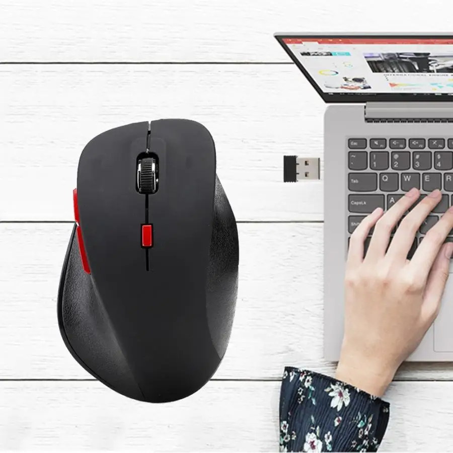 G835 эргономичный дизайн оптический USB Plug and Play 2,4 ГГц Беспроводная игровая мышь для Беспроводная оптическая мышь