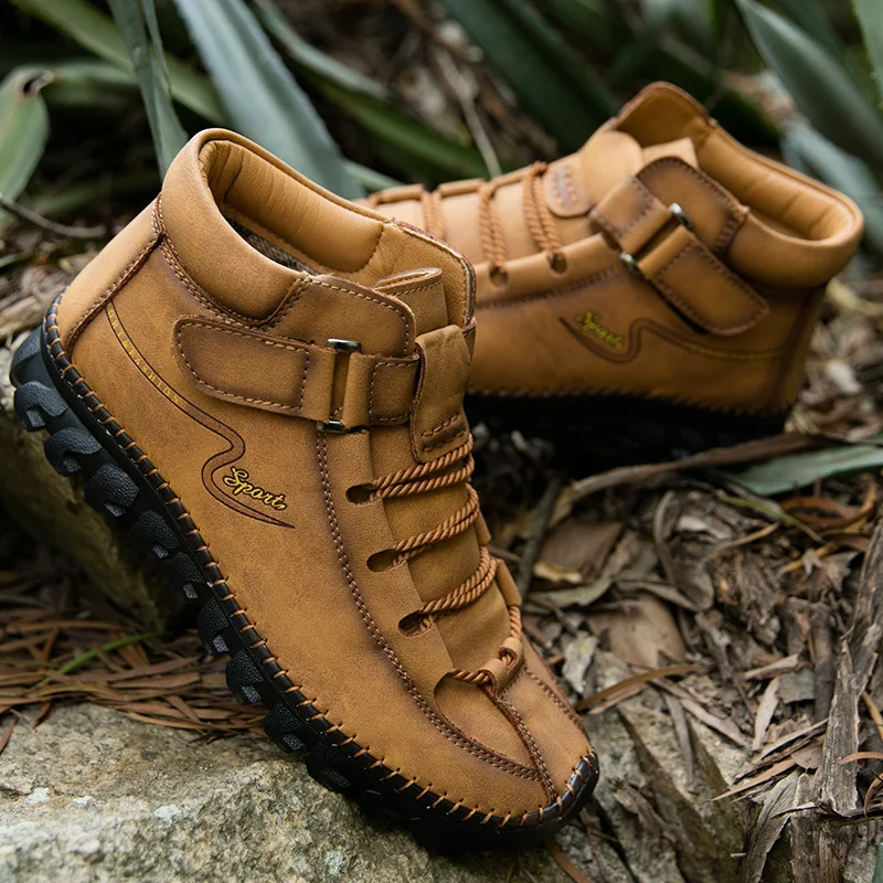 Мужская обувь для пеших прогулок Мужские ботинки из микрофибры