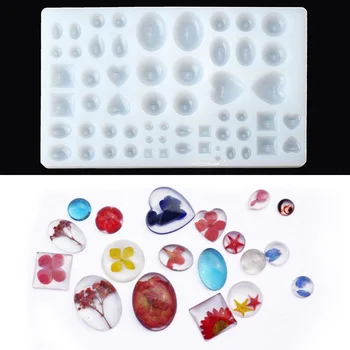 

Silicone Mould Cabochon Jewelry Casting DIY Stencils for Pendant Key Chain Handmade Craft
